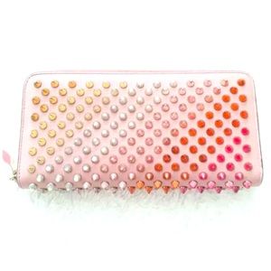 Christian Louboutin leather Panettone studded wallet